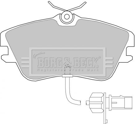 BORG & BECK Jarrupala, levyjarru BBP1856